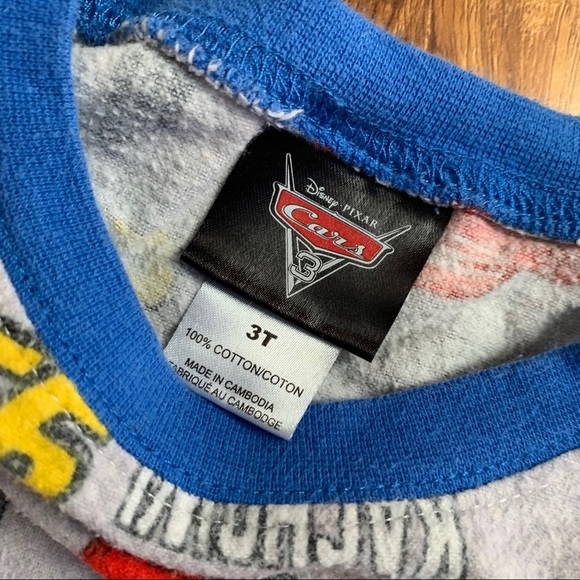 Disney’s Cars Flannel 2-piece Pyjamas Set - Picture 2 of 3